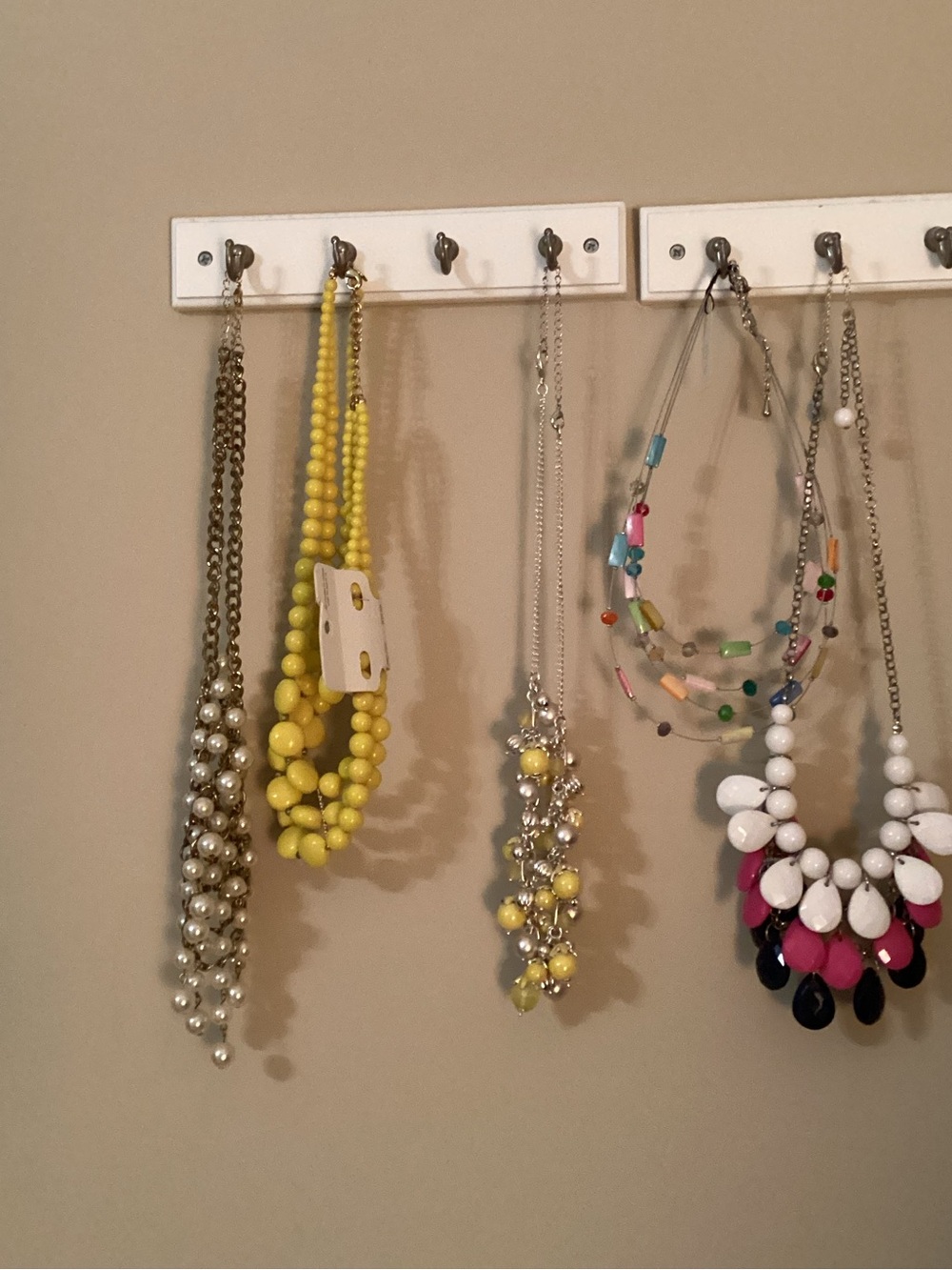 Assorted Statement Necklaces - Yellow & Multicolor